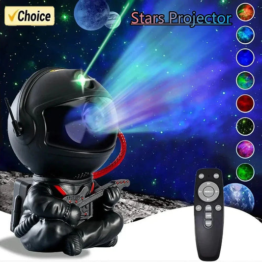 🌌 Astronaut Galaxy Projector Lamp – Transform Your Room Into a Starry Sky